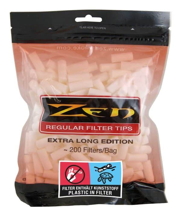ZEN Regular Extra Long Filters – 200 stk